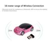 Portable New Gaming Optical USB Receiver 3D Car Shape 2.4GHz Wireless Mouse Mice