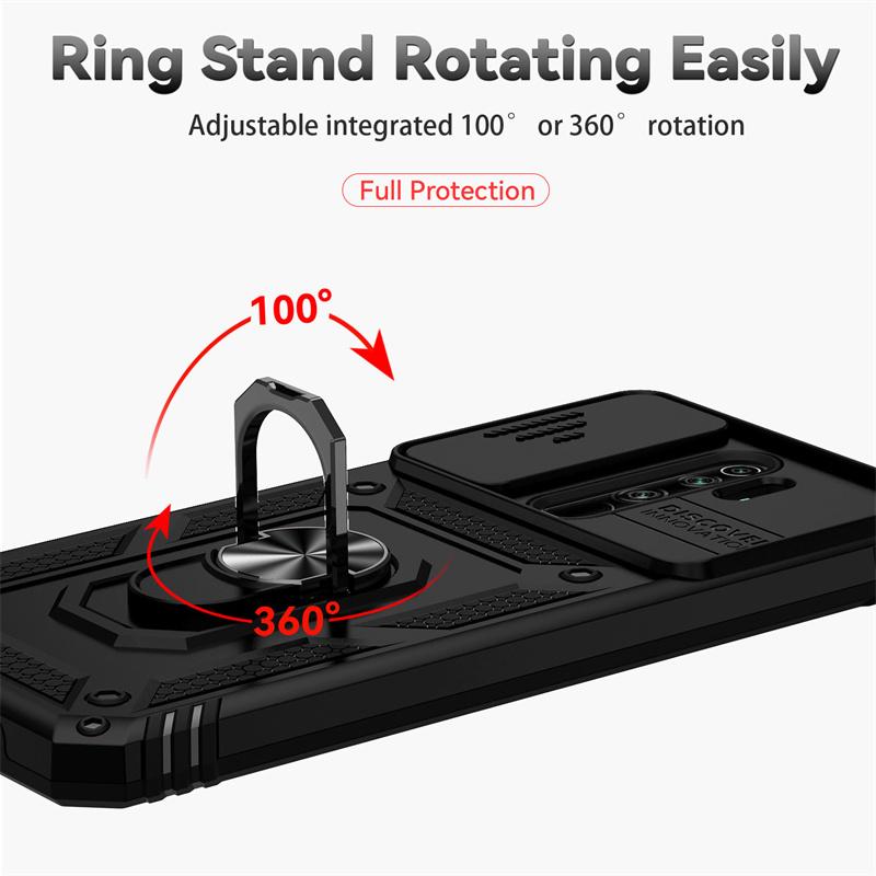 Для Xiaomi Redmi Note 8 Pro Чехол-слайд для камеры, защитный чехол для Redmy Note 8 Pro 8Pro Note8pro, защитное кольцо-держатель, задняя крышка