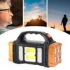 Solar-Powered Portable Light USB-Rechargeable Multi-Function Handheld Torch Ideal for Fishing and Camping Emergency Outdoor Work Light
