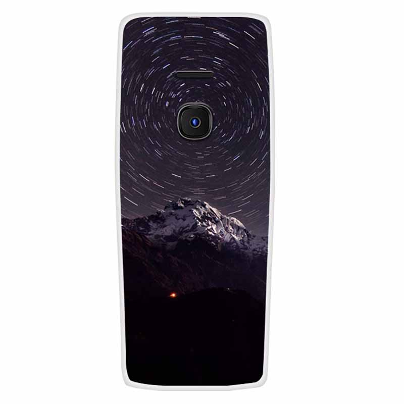 For Nokia 8210 4G Case Soft Silicone Space Landscape Covers for Nokia 6300 4G Cases Colorful Bumpers Cat Phone Protective Bags