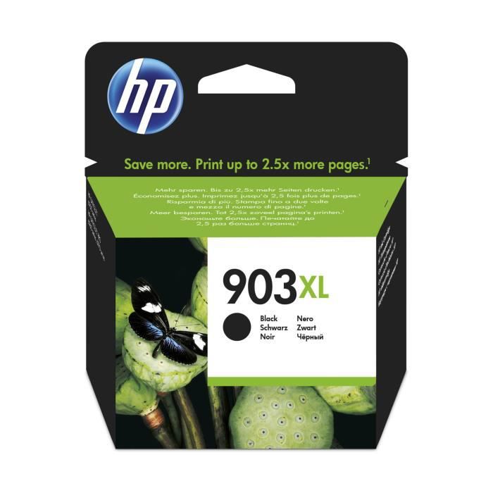 HP 903XL High Yield Black Genuine Ink Cartridge (T6M15AE) for HP OfficeJet Pro 6950/6960/6970