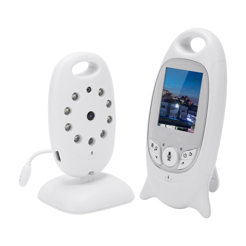 2.4in Baby Monitor Wireless Digital for Infants 2?Way Talk Infrared Night View 100?240VUK Plug