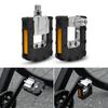 Universal Folding Bike Pedals with Reflective Strips Waterproof Non-Slip Bicycles Pedals Wide Flat Cycling Pedals