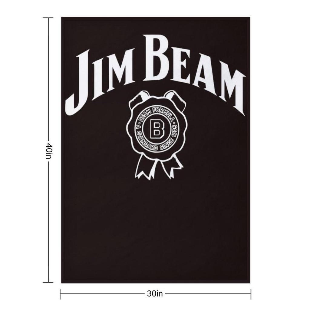 Горячий товар Плед с логотипом Jim Beam Пушистый Волосатый Роскошный Бренд Летние Пледы