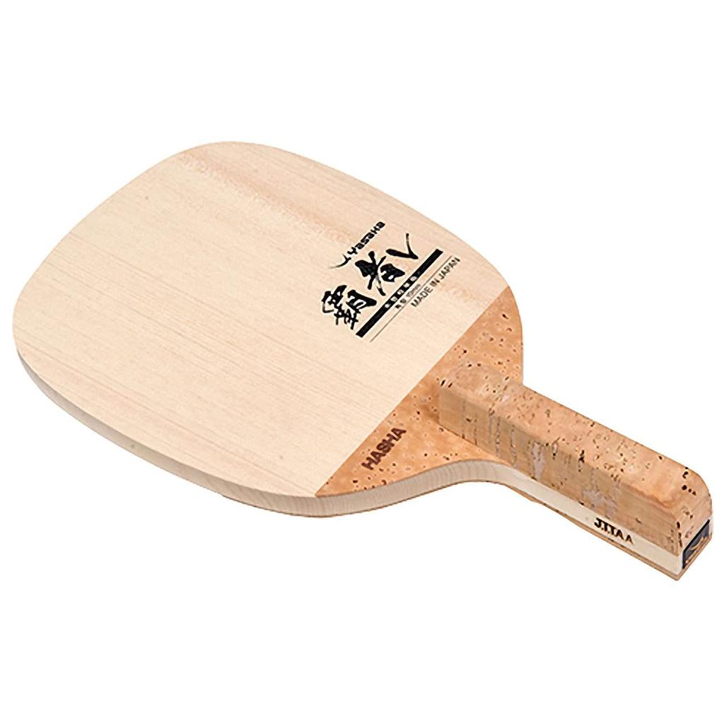 YASAKA Table Tennis Hasha V Penholder Offensive Cypress W68 Racket, (Japanese Style), Style, Wood, Square,