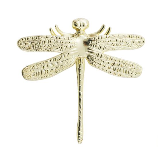 Ручка для шкафа в виде стрекозы из цинкового сплава, винтажная ручка для ящика шкафа-купе, металлическая ручка для двери шкафа, офисное украшение для кухни