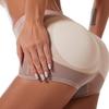 Women Tummy Control Underwear with Sponge Pad Butt Lifter Stretch Fake Ass Butt