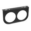 2 Hole Gauge Panel, 2" Easy Installation, Secure Dash Gauge Pods for Vehicles (Black)