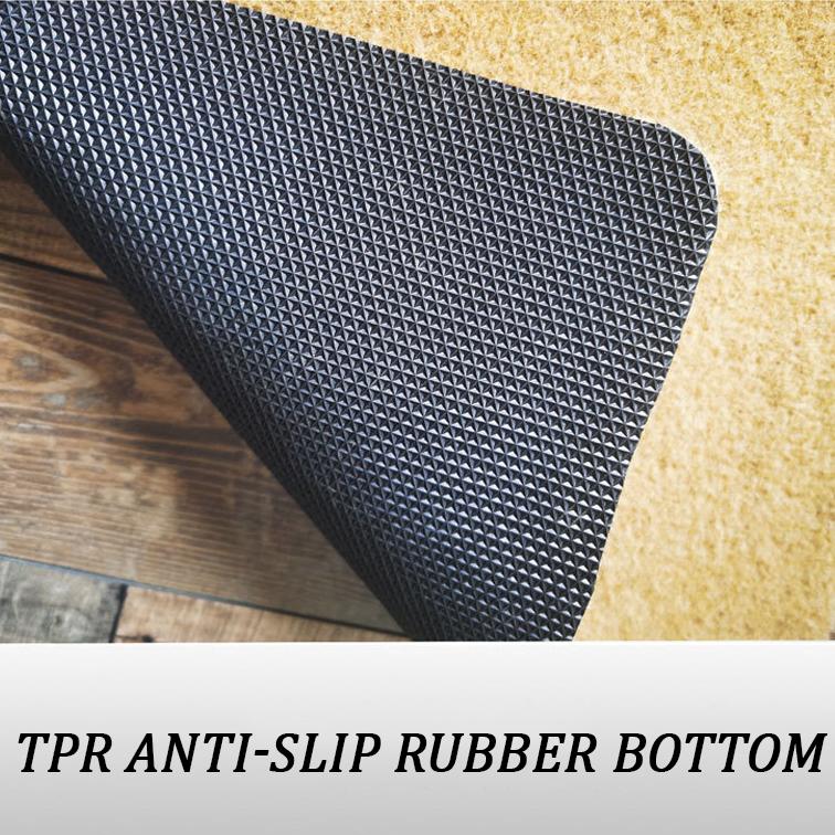 Имитация кокосового коричневого напольного коврика. Коврик для входной двери. Коврик для протирки пыли. Наружный напольный коврик. УФ-печать.