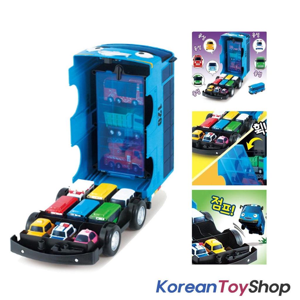 The Little Bus TAYO Mini Car Carrier Storage Toy for 2" Mini Tayo No Cars Inside