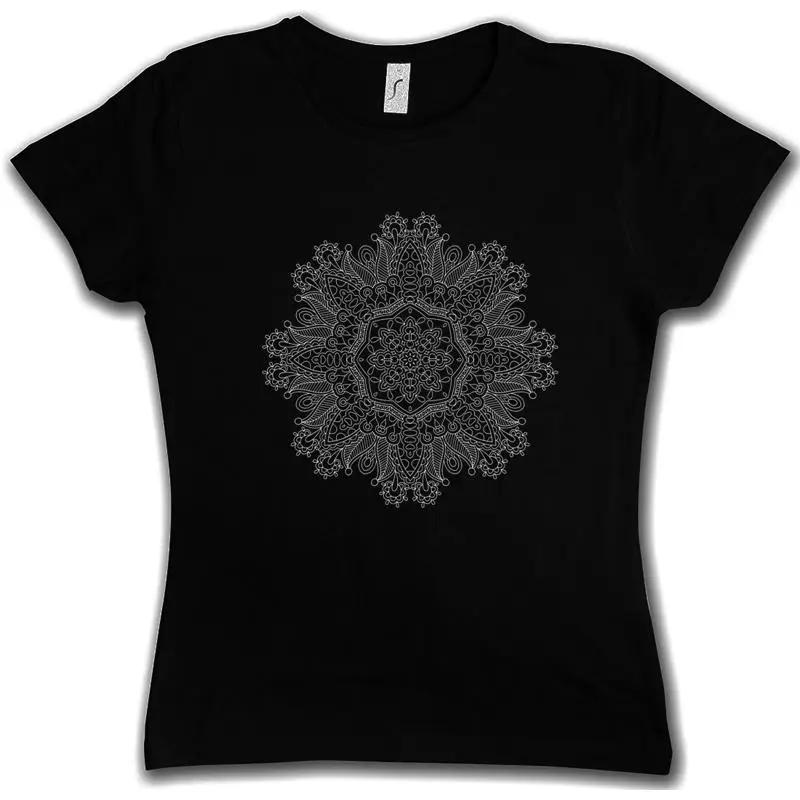 FLOWER UnisexDALA I Women T SHIRT Yantra Hinduism Buddhism Hindu Shiva Buddha