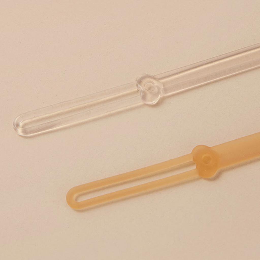 Silicone Dummy Clips for Boys & Girls Soother Chains Pacifier Holders Leashes Clips with Clasp for Teething Toy Gift