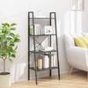 VidaXL Freestanding 4-Tier Shelf Black 56x35x140 Cm 336366