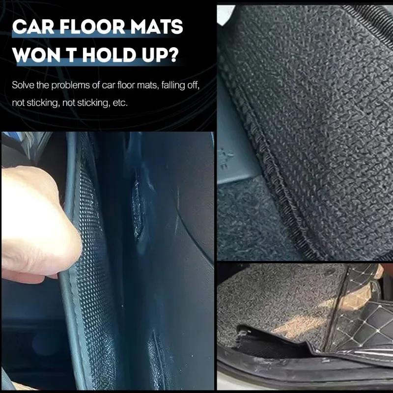 Зажимы для фиксации автомобильных подножек Универсальные самоклеящиеся нескользящие наклейки для напольного ковра Аксессуары для органайзера ковриков салона автомобиля