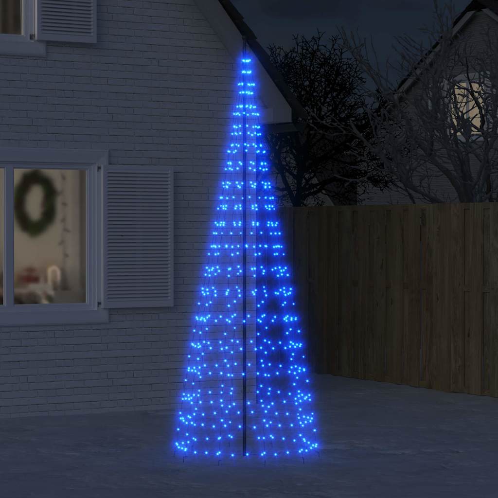 LED Christmas Tree 550 LEDs Blue 300 cm