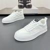 Men's Shoes 2025 New Summer Breathable Canvas Shoes Men's Low-top Sports and Leisure Board Shoes Trendy Versatile Little White Shoes