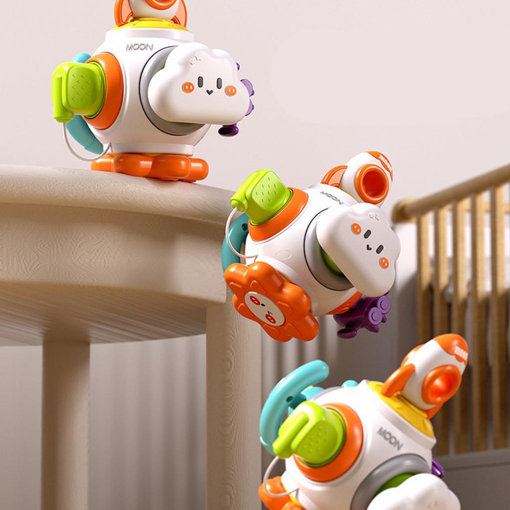 Baby Toys Busy Player Grabbing Ball Puzzle Perception Hexahedron Rotation Baby Early Education Rotation Toy