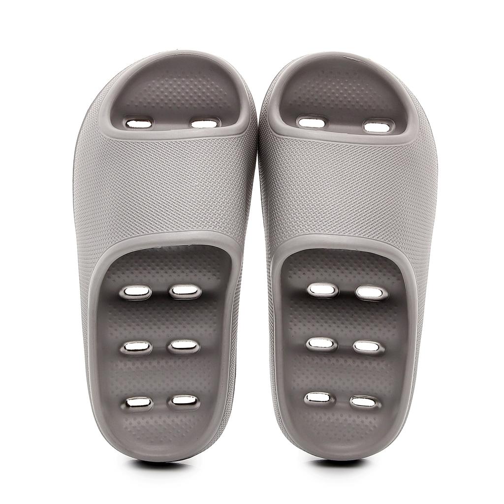 Унисекс однотонные дышащие тапочки с открытым носком, удобные нескользящие повседневные прочные тапочки для мужчин и женщин для занятий в помещении и на открытом воздухе