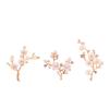 2Pcs Alloy Branch Flower Accessories Antiquity Hairpin Clothing Hair Accessories Diy Material