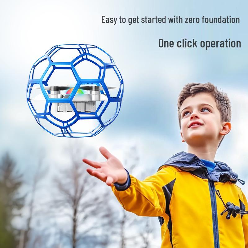 Cross S100 Brushless Football Drone: Teen Training & Stunt Quadcopter with Remote Control.