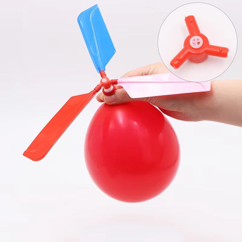 5 шт. Воздушный шар-пропеллер Вертолет Игрушки Детский DIY Воздушный шар со свистком Для полетов на улице Украшение для дня рождения Подарок