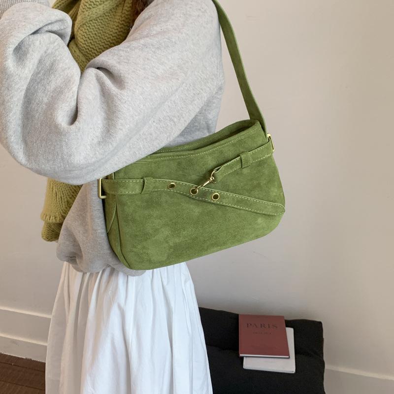 Сумка подмышку женская 2025 новая трендовая нишевая ретро мода легкая роскошь нишевая высококлассная сумка на плечо сумка-ведро