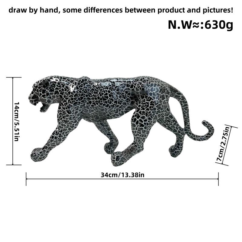 Leopard Resin Ornament for Home Decor & Gift