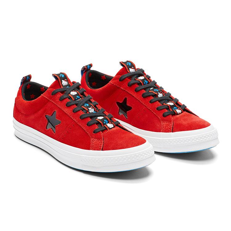 One Star Hello Kitty x One Star Converse Низкие 'Красные' 163905C