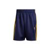 Originals Three Stripes Color Block Logo Elastic Waist Straight Leg Shorts Men Shorts Dark-Blue IM4459