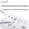 WYLIE WL-276 Ceramic Tin Scraper Anti Static Electricity Non Magnetic Wear-resistant BGA Scraper Tin Scraper for Tin Planting