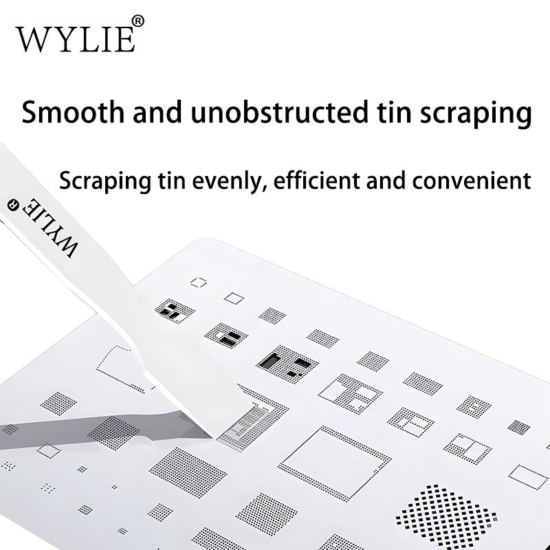 WYLIE WL-276 Ceramic Tin Scraper Anti Static Electricity Non Magnetic Wear-resistant BGA Scraper Tin Scraper for Tin Planting