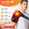 Electric Heating Shoulder Massage Heated Back Shoulder Brace Adjustable Heating Shoulder Massage Belt For Arm Muscle Relaxation