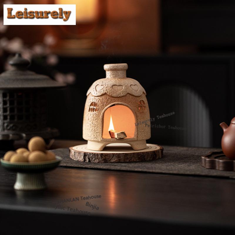 Подставка для благовоний в виде дома с сердечком любви, диффузор, благовонные горелки, освятить, распространитель запаха, кадило, домашние аксессуары, украшения, принадлежности