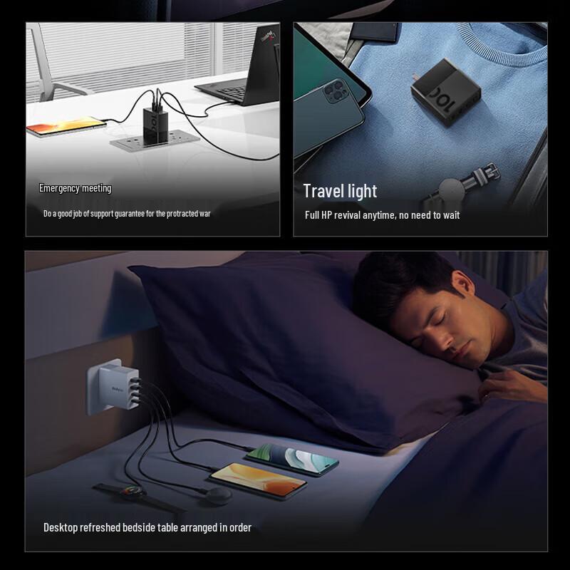 ThinkPlus Lenovo 100W GaN Multi-port Charger