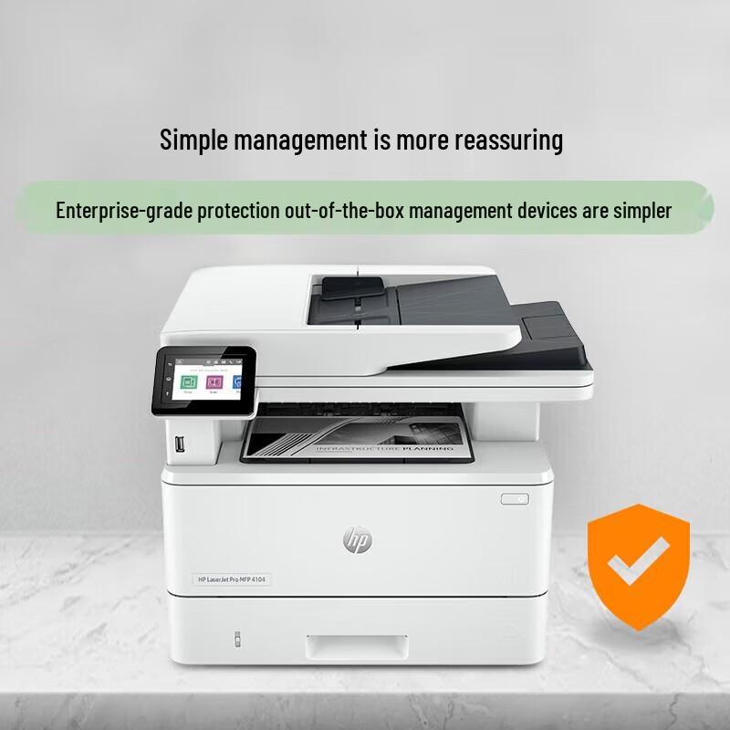 HP 4104fdw A4 Черно-белый многофункциональный лазерный принтер Вилка CN (адаптер в комплекте)