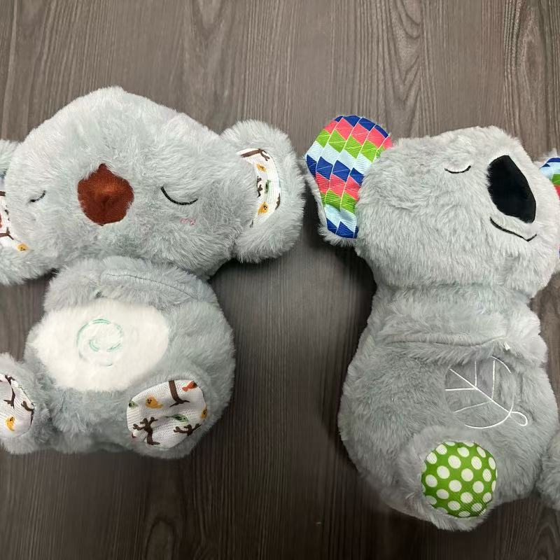 New Breathing Otter Plush Toy with Music & Light, Soft Cuddly Stuffed Animal, Soothing Companion for Kids, Cute Gift for Girls