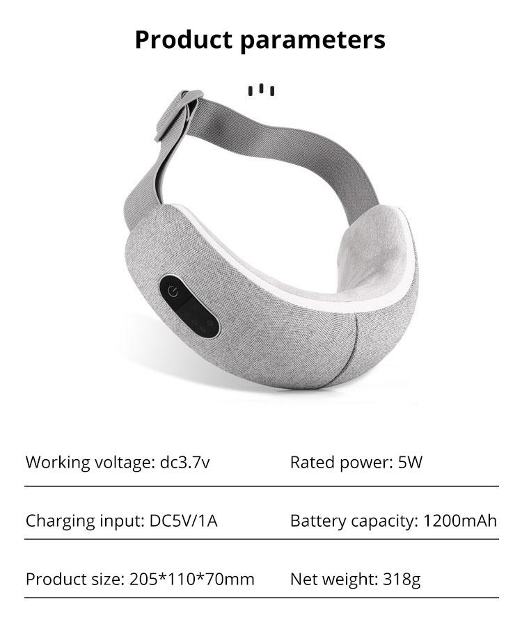 KLASVSA Smart Eye Massager Air Compression Heated Massage For Tired Eyes Dark Circles Remove Massage Relaxation