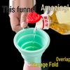 Mini Foldable Silicone Funnel for Household Oil Pouring