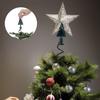 Universal Swivel Christmas Tree Topper Stand, Green Support Pole With Adjustable Attachments, Suitable For Christmas Tree Home Decoration