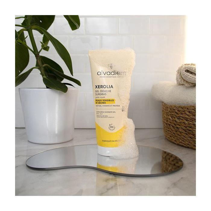 Gel Douche - ALVADIEM - Nutri-Confort Surgras - 200ml - Biodégradable - Peau Sensible