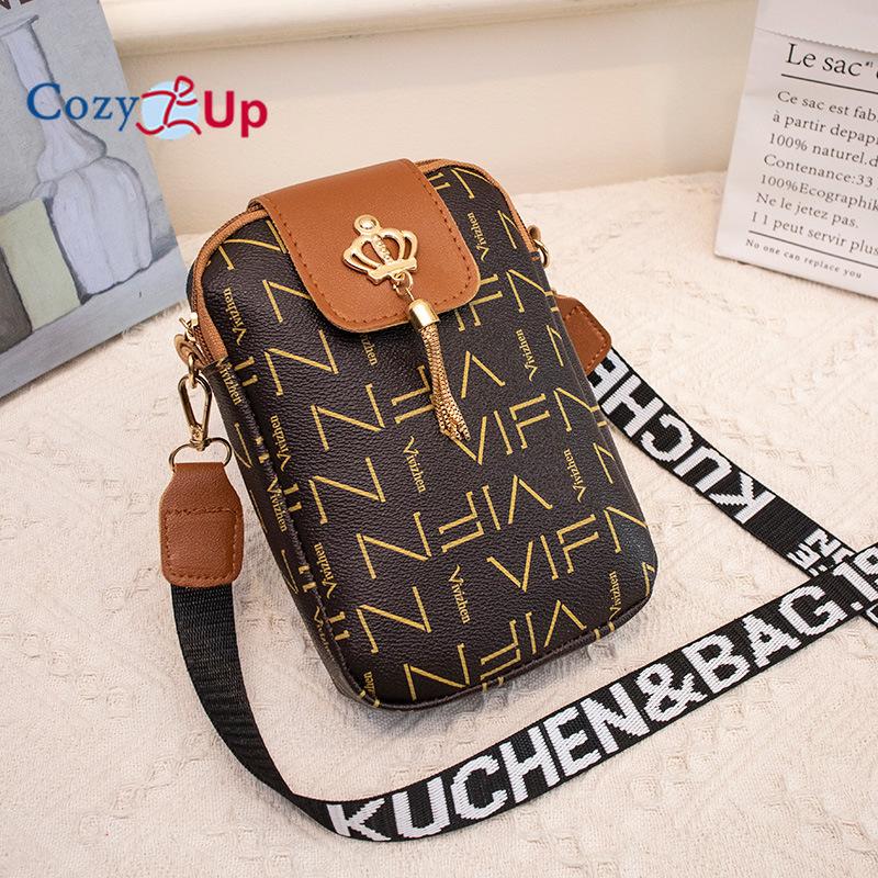 Сумка для мобильного телефона Cozy Up Printed, простая и модная, универсальная сумка через плечо