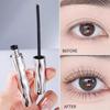 Waterproof 3D Lengthening Mascara Black Steel Tube Eyelash Primer Eye Lashes Brush Long-Wearing Silk Mascara Cosmetics Gift