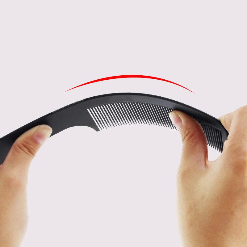 Женские длинные волосы, парикмахерская подставка с заостренным хвостом, бытовые мелкие зубы, плотная профессиональная пластиковая расческа для волос, расческа для укладки.