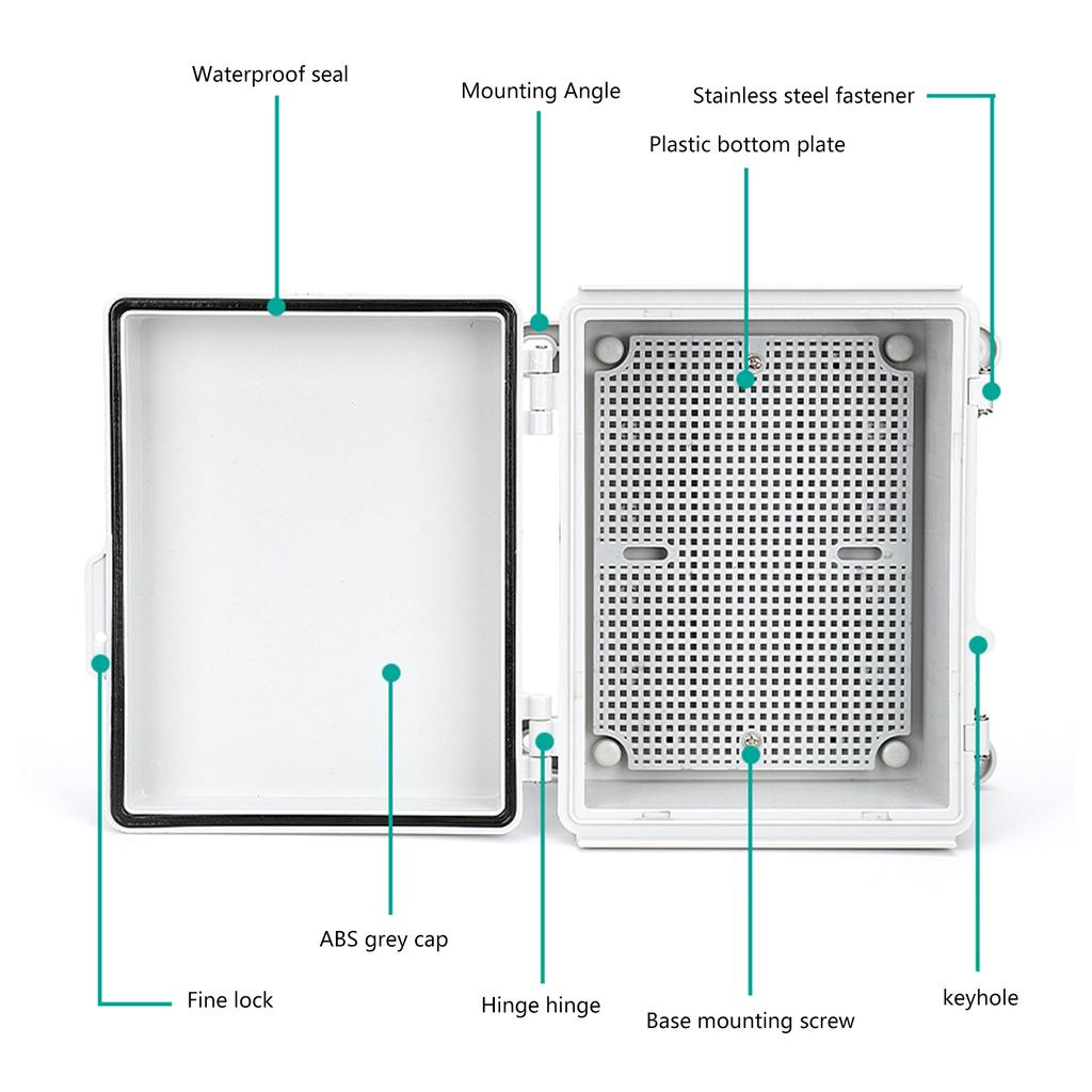 Удобный Доступный Наружный Корпус Наружная Электрическая Коробка Водонепроницаемая Пылезащитная Крышка Наружный Электрический Корпус
