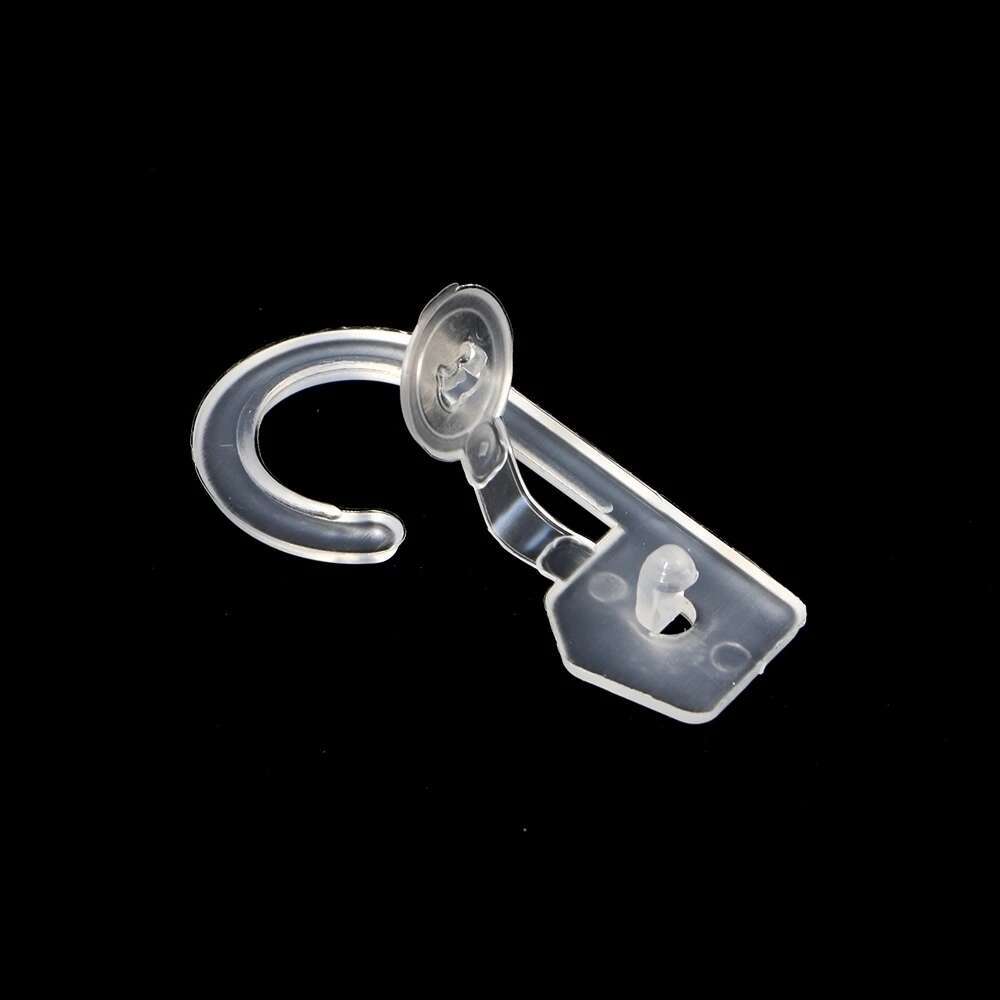 200pcs/lot Plastic Display Hooks Shirt Dress Underwear Sock Gloves Clip Hanger Bag Package Header Hook Clothes Hangers