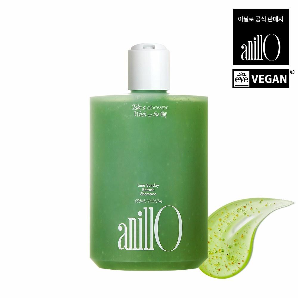 Шампунь Anillo Lime Sunday Refresh 450 мл, одинарный, 1 шт.