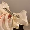 Милые ленты для волос для девочек, заколка-ложка сзади, новая заколка для волос в виде банта