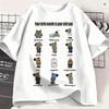 Chill Guys TShirts For Unisex Novelty Cotton Tees Crew Neck Short Sleeve T Shirts Graphic Clothing