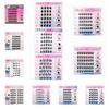 Soft Self-adhesive False Eyelashes DIY Segmented Eyelashes Bundles Glue-Free Fake Lashes  Make Up