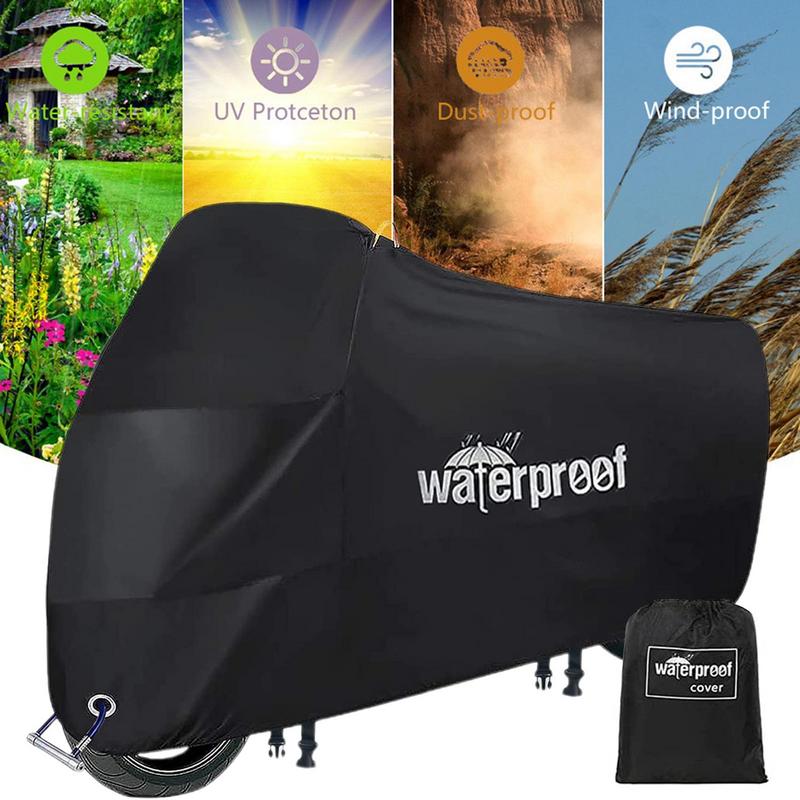 Водонепроницаемый чехол для велосипеда, наружный чехол для горного велосипеда с защитой от ультрафиолетового излучения, чехол для велосипеда, предотвращающий дождь, аксессуары для велосипеда, универсальный